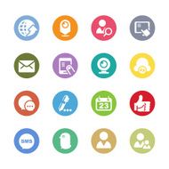 social media and communication icons N5