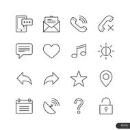 Web &amp; Mobile Interface Icons set N2