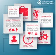 Flat Business Infographic Background N21