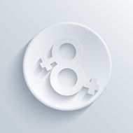 Vector light circle icon Eps10