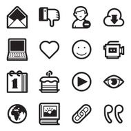 Social Media Icons Set 2 - Simpla Series