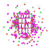 Happy new year 2015 party card