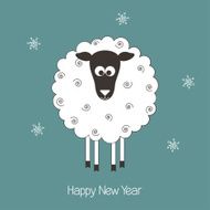 New Year sheep N2