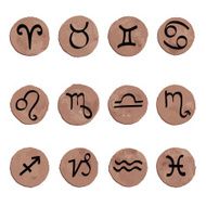 Watercolor Zodiac set N4