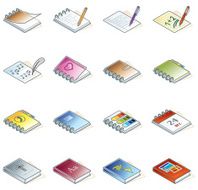 Design Elements Paper Suff Icons Set