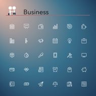Business Line Icons N4