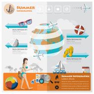 Summer And Travel Vacation Infographic