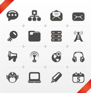 Internet &amp; Web Icon Set
