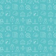 web line icon pattern set N4