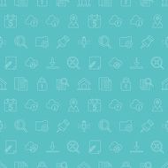 web line icon pattern set N5