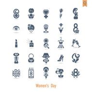 Womans Day Icon Set N93