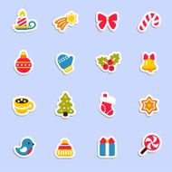 set of christmas icons N9