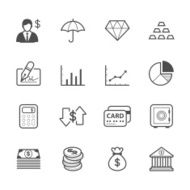 Business and finance icons N14