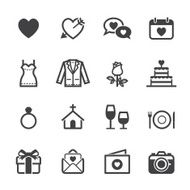 Wedding and Love Icons N4