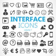 Hand drawn interface icons made in vector N2