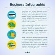 Flat Business Infographic Background N32