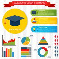 Flat Business Infographic Background N43