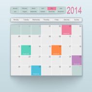 Calendar design May N2