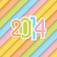 vector 2014 new year background N4