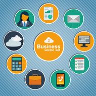 Business infographic flat design N16