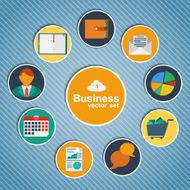 Business infographic flat design N17