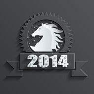 new year horse vector N8