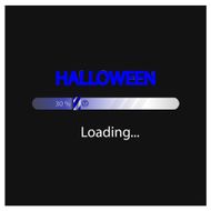 halloween loading background