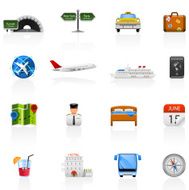 Travel Vacation icon set!