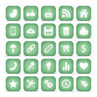 Communication icons social network