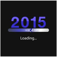 New year 2015 loading background N2