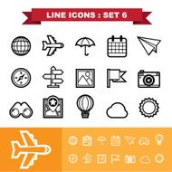 Line icons set 6