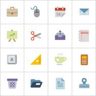 Office Supply Icons 2 &mdash; Poly Series