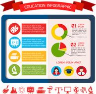 Flat Business Infographic Background N51