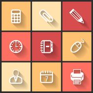 Vector design flat icons N2