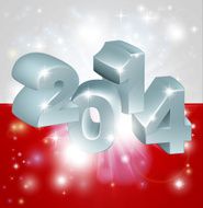 Polish flag 2014