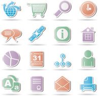 WebSite Internet and navigation Icons