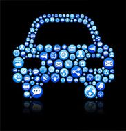 Car Front royalty-free vector Social Networking and Internet Icon Set N2