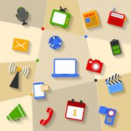 Media Icons Set N6