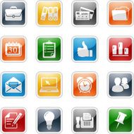 office and business icons N52