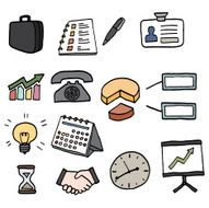 Business icons set N46