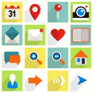 Flat icons N19