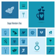 Happy Valentines Day Icons N276