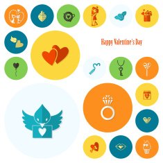 Happy Valentines Day Icons N279