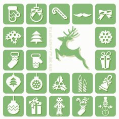 Christmas icons set N79