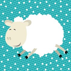 Vector funny sheep N3