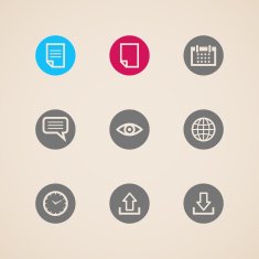 set of web icons N4