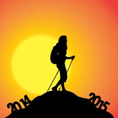 Vector silhouettes of woman N14