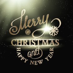 Merry Christmas and Happy New Year card