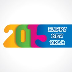 creative happy new year 2015 design stock vector N2