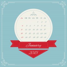 Calendar for 2015 N55